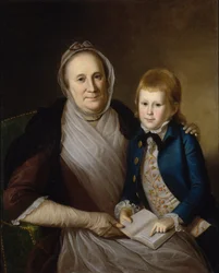 Mrs. James Smith und Enkel